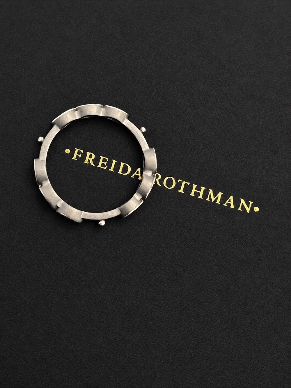 Freida Rothman TRIPLE MARQUISE RING in Silver Rhodium - Picture 12 of 16